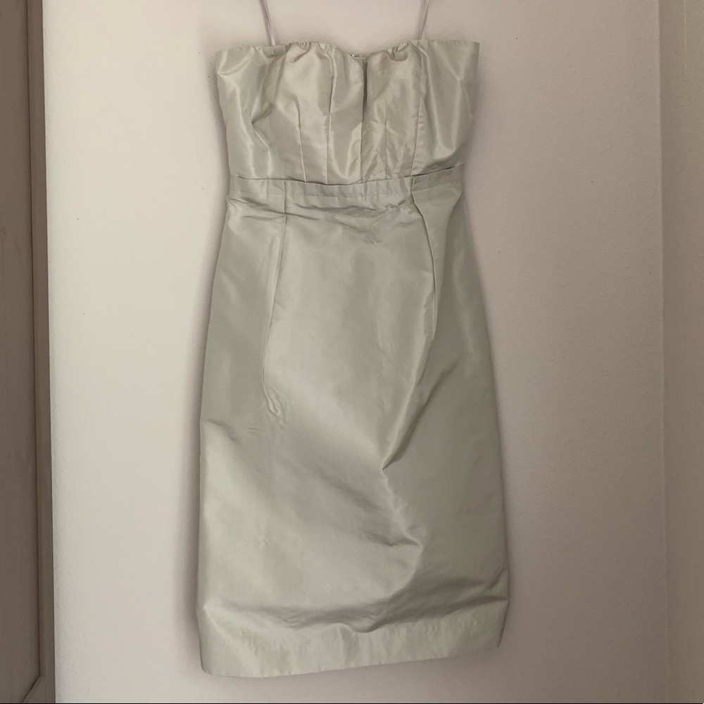 JCrew Silver Sleeveless Dress